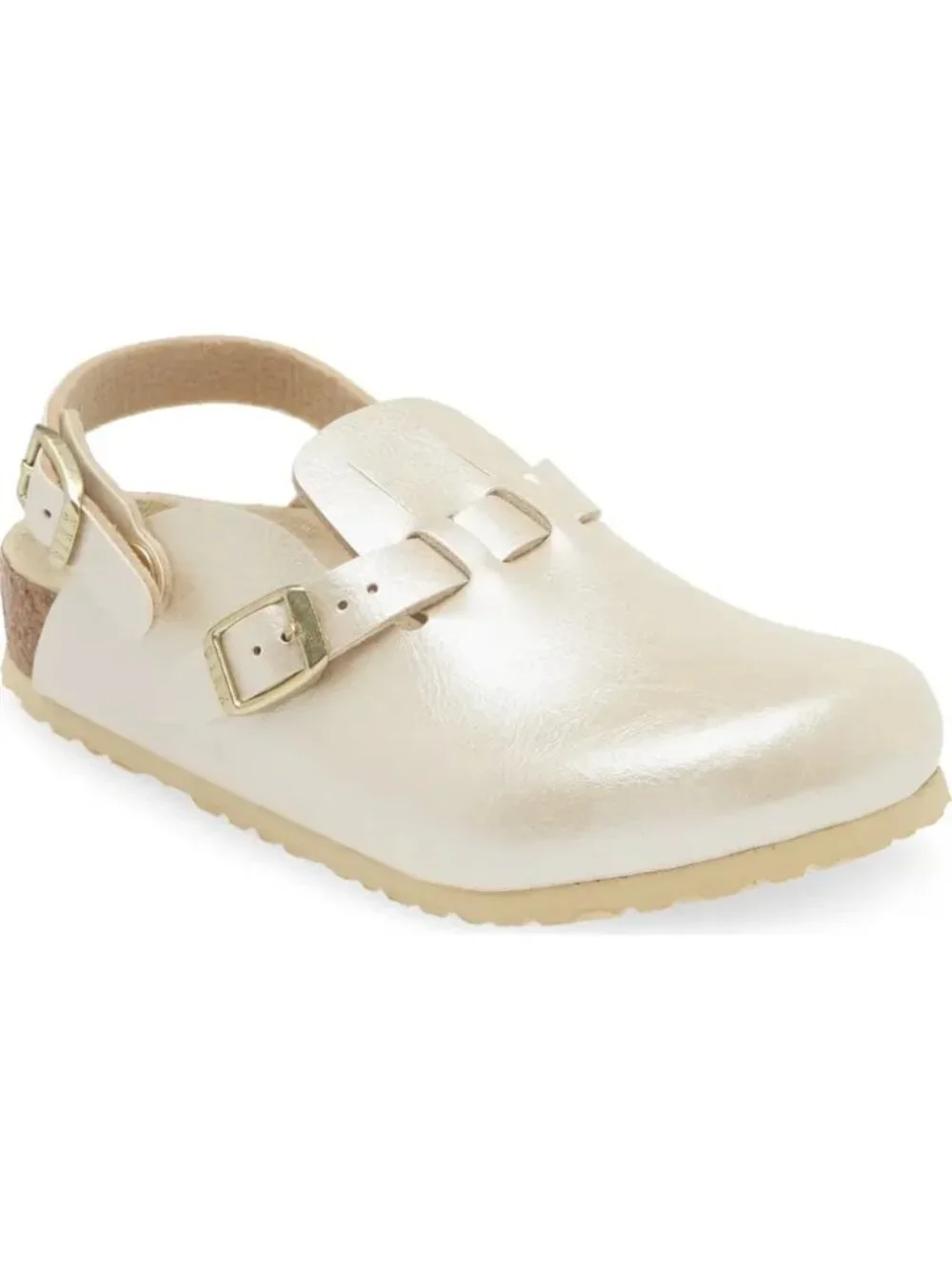 NEW Birkenstock Boston Graceful Clogs Shoes Pearl White Euro 30 Kids Youth 12